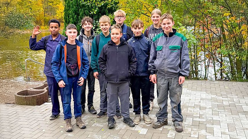 Arbeitseinsatz am Gondelteich