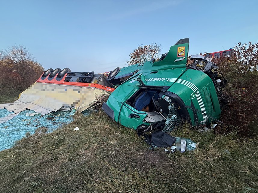 Schwerer Unfall auf der A38