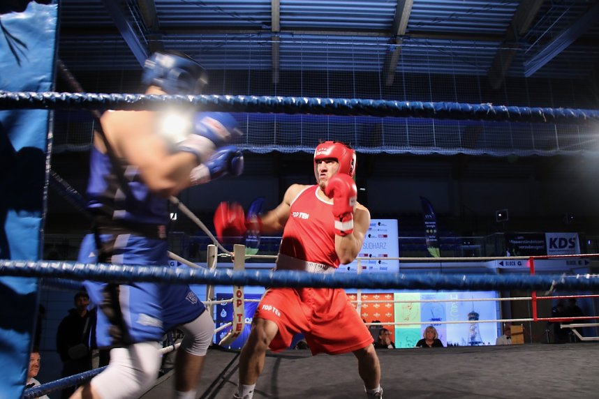 Boxgala in der Wiedigsburghalle