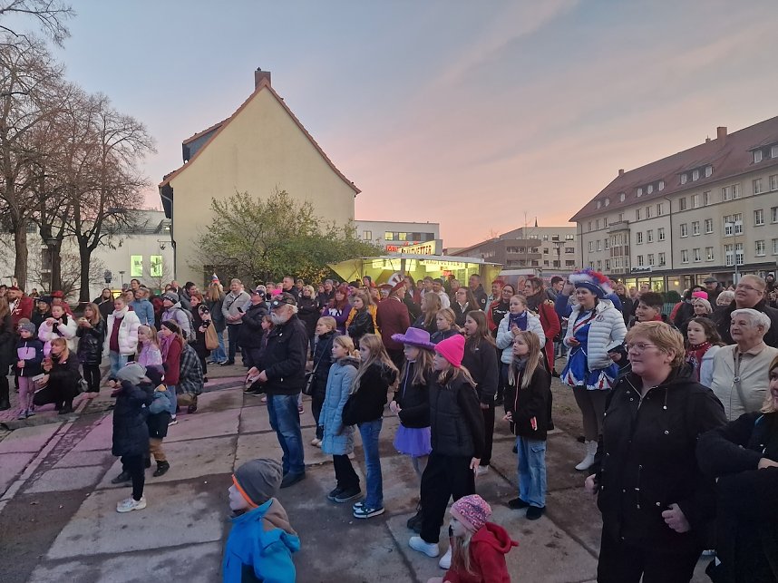 Die Nordh&auml;user Karnevalsvereine gaben auf dem Blasiikirchplatz den Startschuss f&uuml;r die 5. Jahreszeit