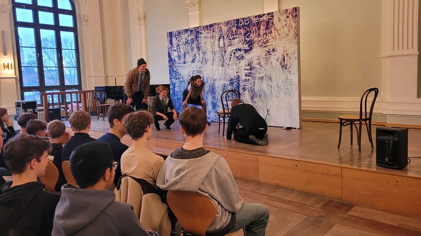 Das White Horse Theatre war wieder zu Gast am Humboldt-Gymnasium