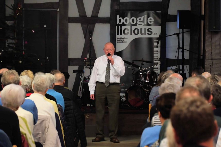 Peter Blei unterwegs beim Weihnachts-Boogie