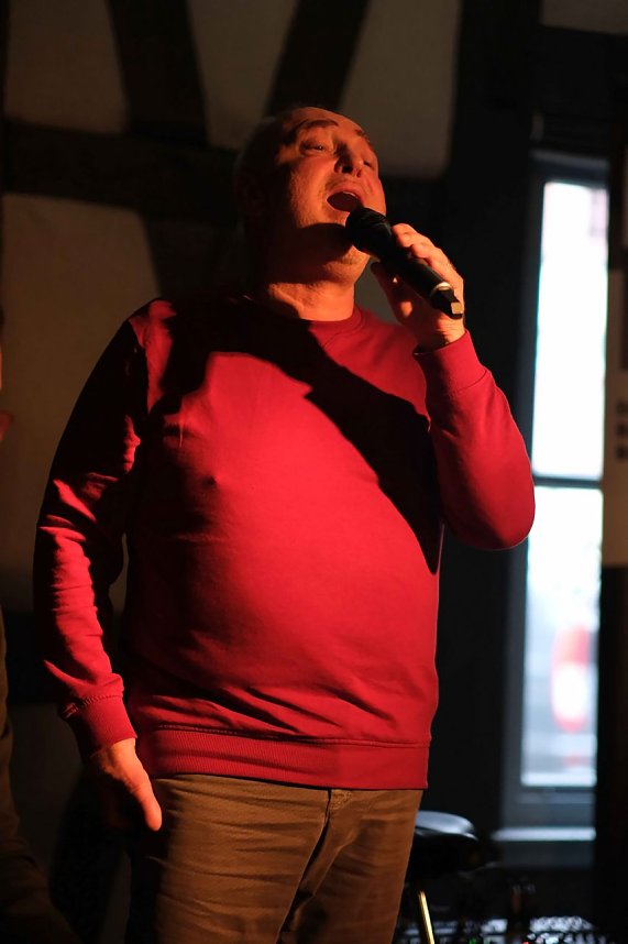 Peter Blei unterwegs beim Weihnachts-Boogie