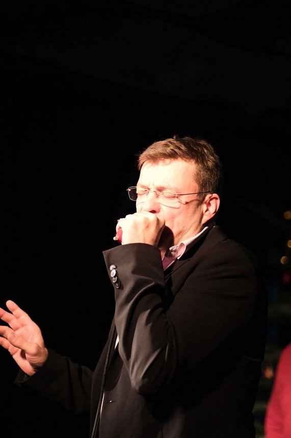 Peter Blei unterwegs beim Weihnachts-Boogie