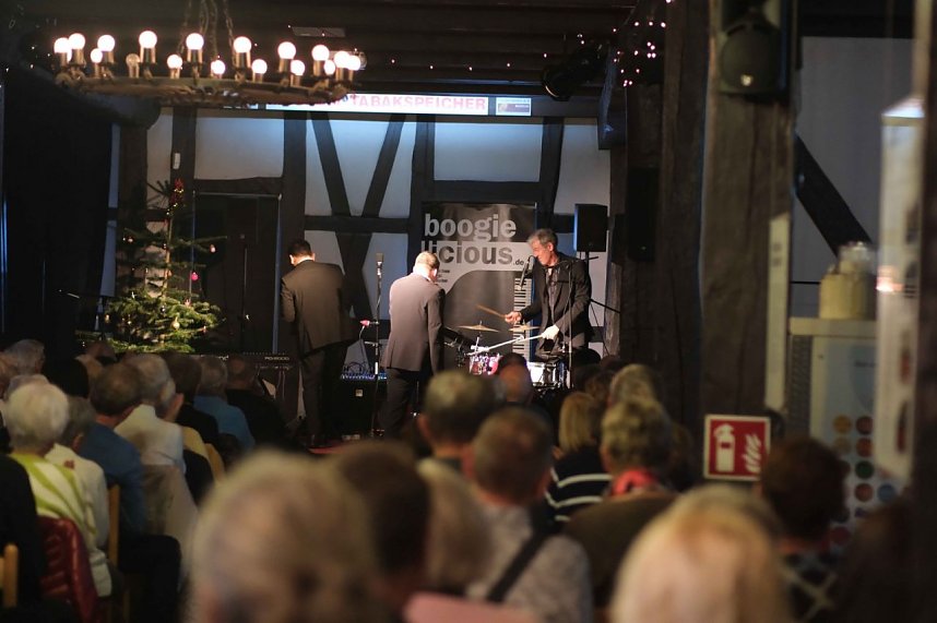 Peter Blei unterwegs beim Weihnachts-Boogie