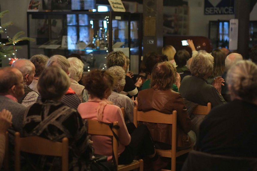 Peter Blei unterwegs beim Weihnachts-Boogie