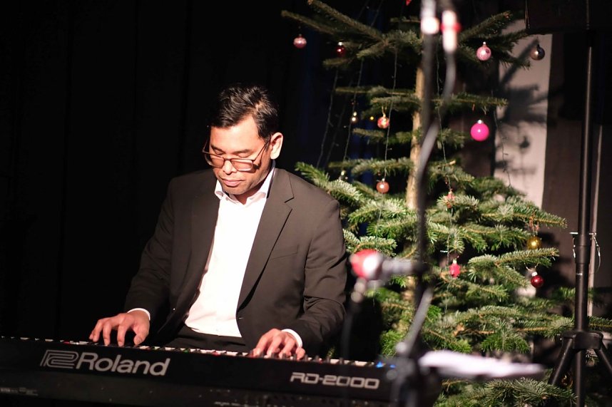 Peter Blei unterwegs beim Weihnachts-Boogie