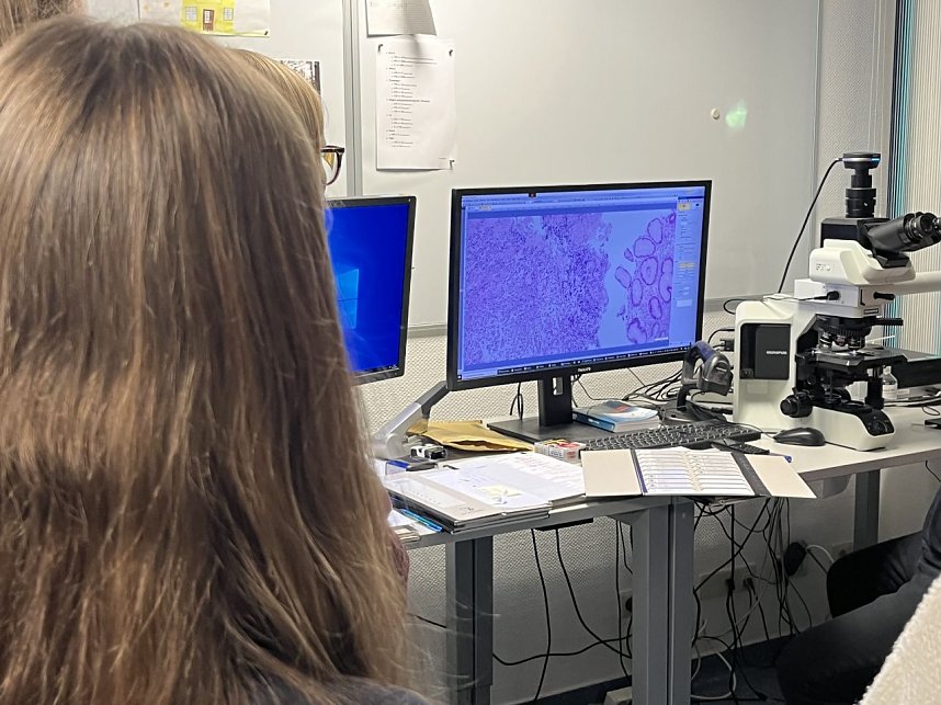 Praixs Besuch in der Pathologie des S&uuml;dharz Klinikums