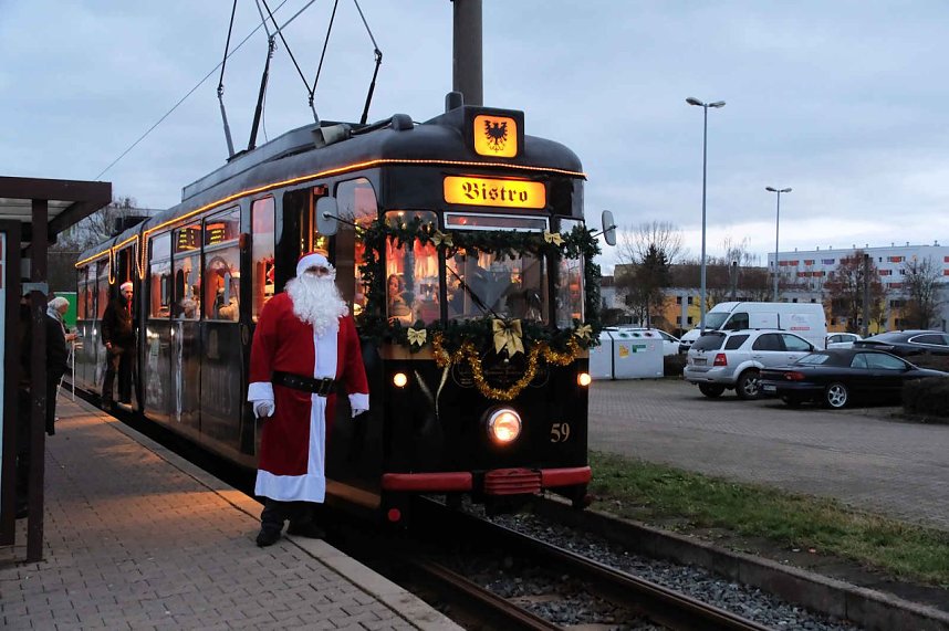 Mit dem Schienenbistro in Nordhausen unterwegs