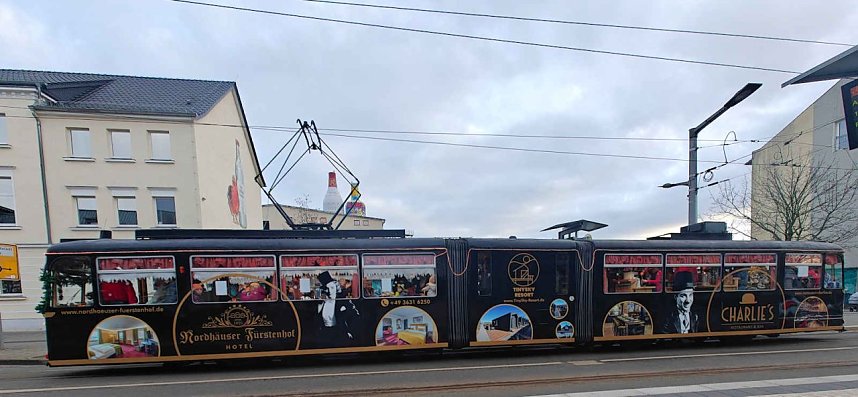 Mit dem Schienenbistro in Nordhausen unterwegs