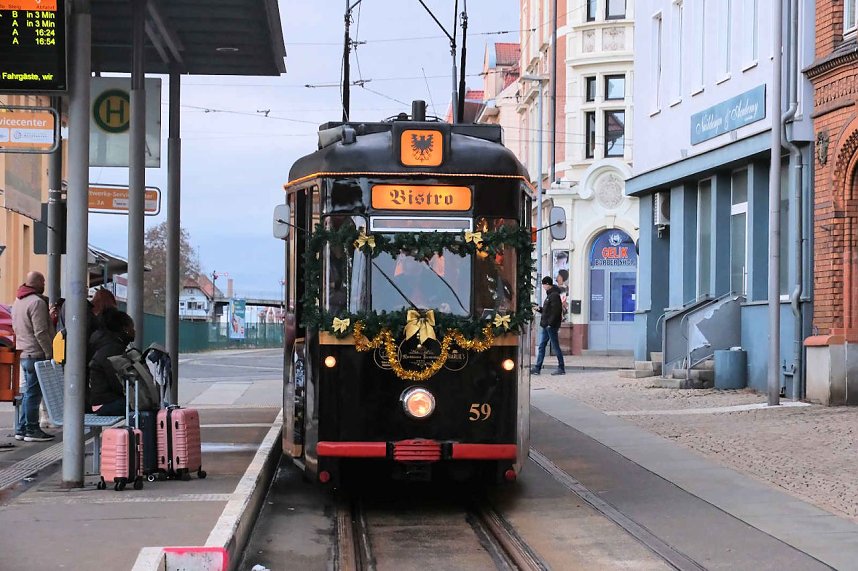 Mit dem Schienenbistro in Nordhausen unterwegs