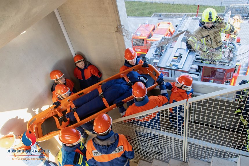 Berufsfeuerwehrtag der Jugendfeuerwehr Nordhausen-Mitte