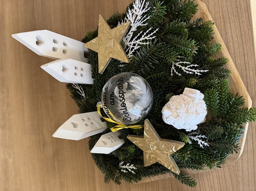 Der zweite Weihnachtsmarkt am Schlosspark in Kleinwerther