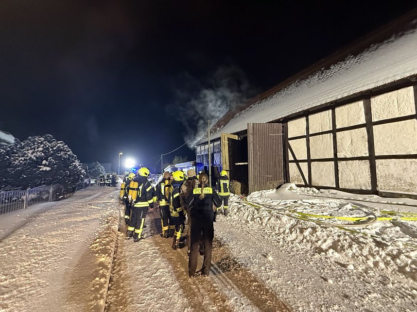 Einsatz bei eisigen Temperaturen