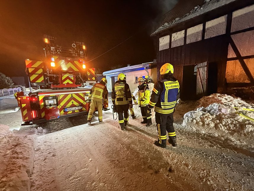 Einsatz bei eisigen Temperaturen