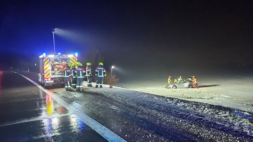 Gl&uuml;ck im Ungl&uuml;ck hatte der Fahrer eines BMW. Er wurde bei dem Unfall nur leicht verletzt.