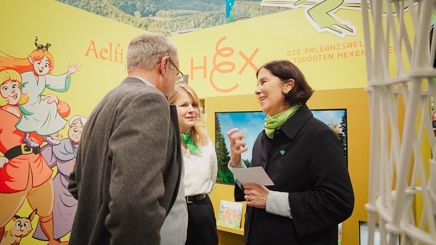 Die Hex-Erlebniswelt pr&auml;sentiert sich auf der Gr&uuml;nen Woche in Berlin.