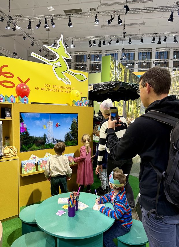 Die Hex-Erlebniswelt pr&auml;sentiert sich auf der Gr&uuml;nen Woche in Berlin.