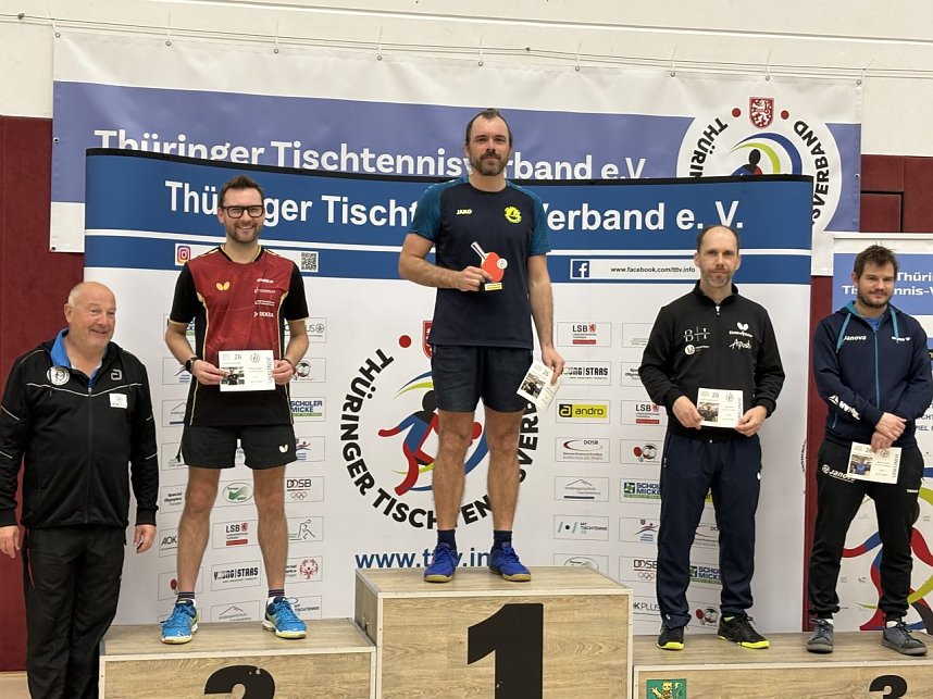 Die Tischtennisspieler des TTV Hydro Nordhausen holten bei den Landesmeisterschaften viele Titel.