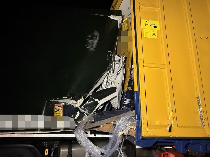Ein Lkw-Unfall ereignete sich auf der A38.