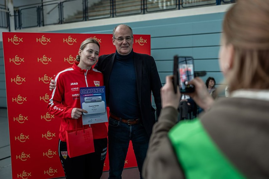 Bilder vom U-20-Wettkampf beim Kugelsto&szlig;-Indoor. 