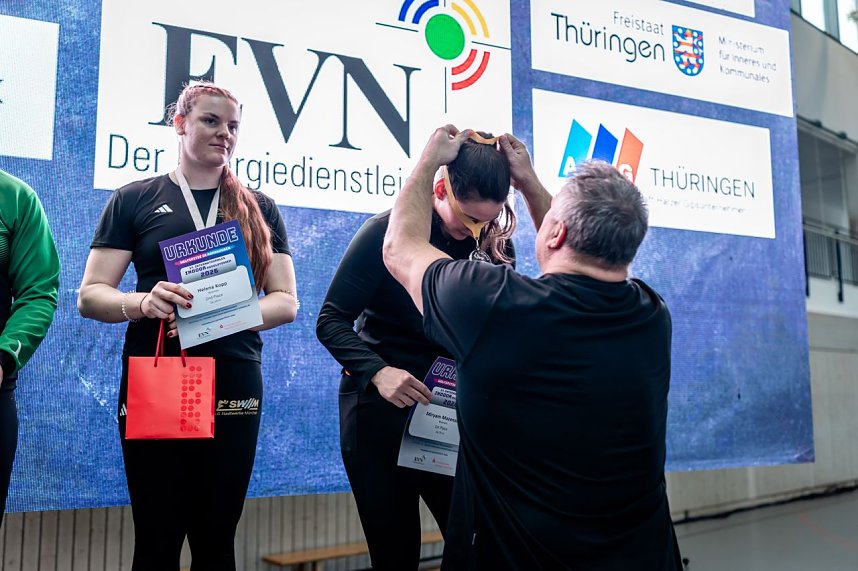 Bilder vom U-20-Wettkampf beim Kugelsto&szlig;-Indoor. 