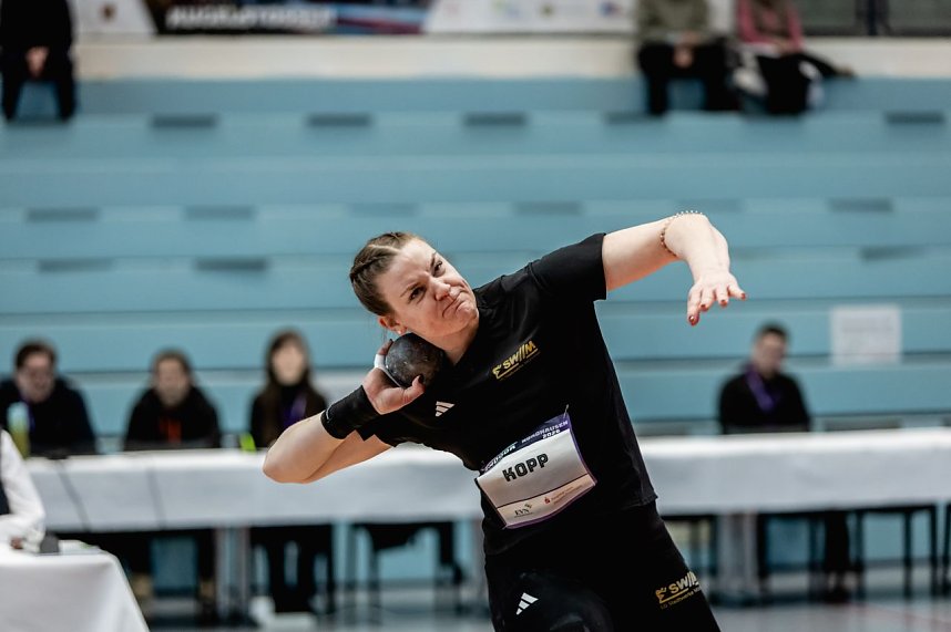 Bilder vom U-20-Wettkampf beim Kugelsto&szlig;-Indoor. 