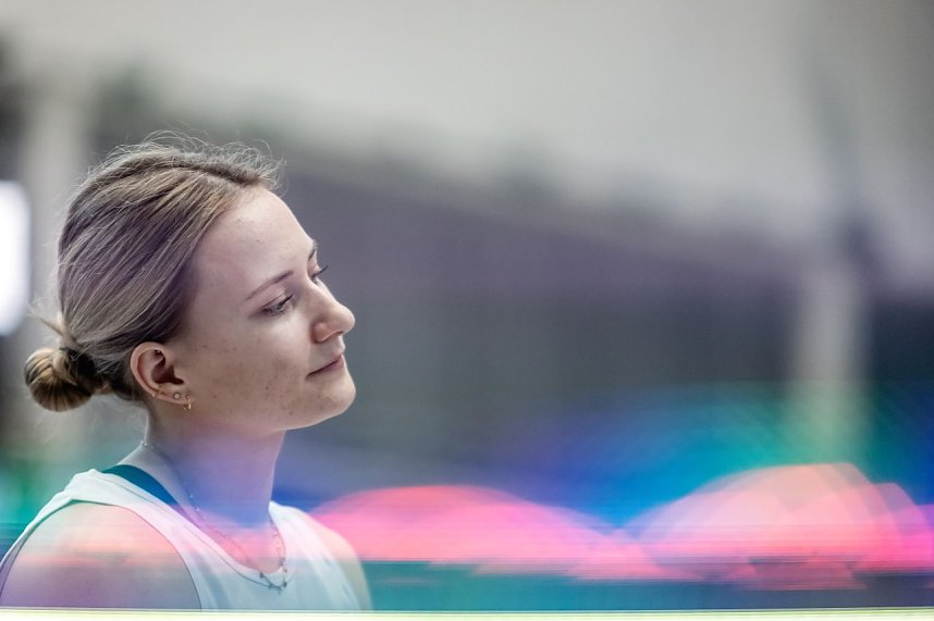 Bilder vom U-20-Wettkampf beim Kugelsto&szlig;-Indoor. 