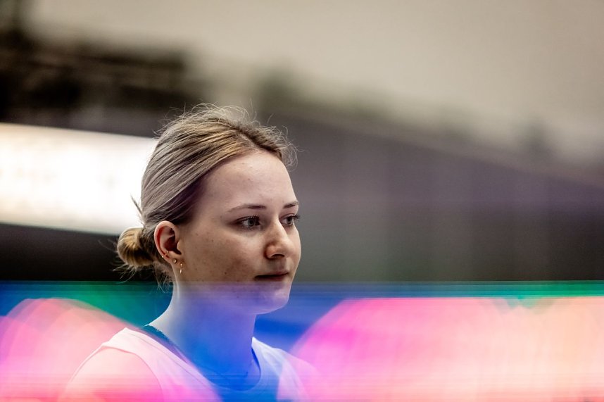 Bilder vom U-20-Wettkampf beim Kugelsto&szlig;-Indoor. 