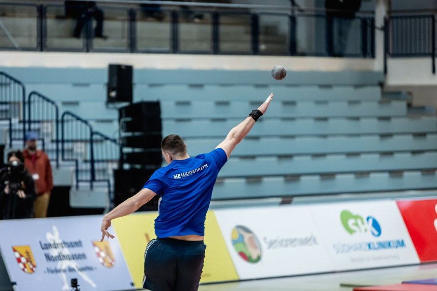 Bilder vom U-20-Wettkampf beim Kugelsto&szlig;-Indoor. 