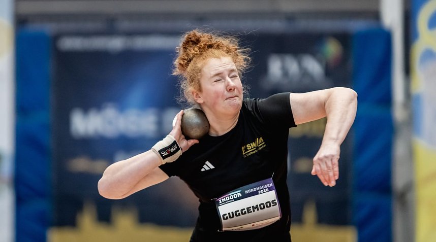 Bilder vom U-20-Wettkampf beim Kugelsto&szlig;-Indoor. 