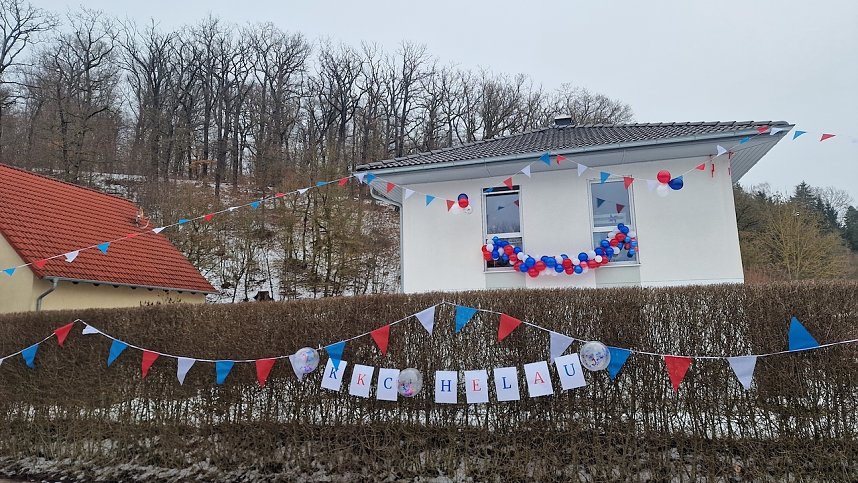 Umzug zum 66. Jubil&auml;um des Krimder&ouml;der Karnevalsclubs