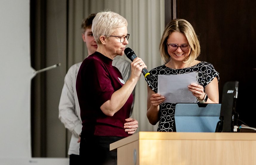 Jugend forscht im Audimax der Hochschule Nordhausen. 