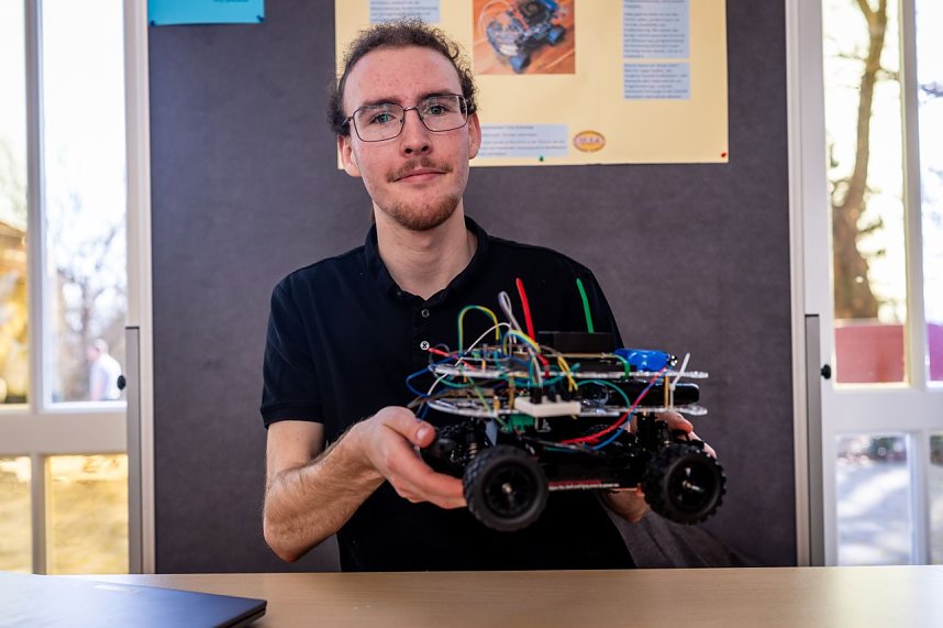 Jugend forscht im Audimax der Hochschule Nordhausen. 