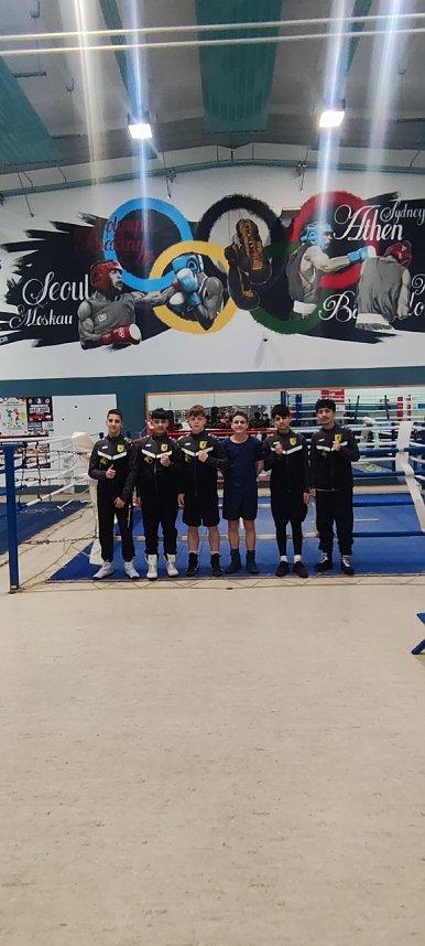 Die BSG Boxer im Trainingslager in Frankfurt