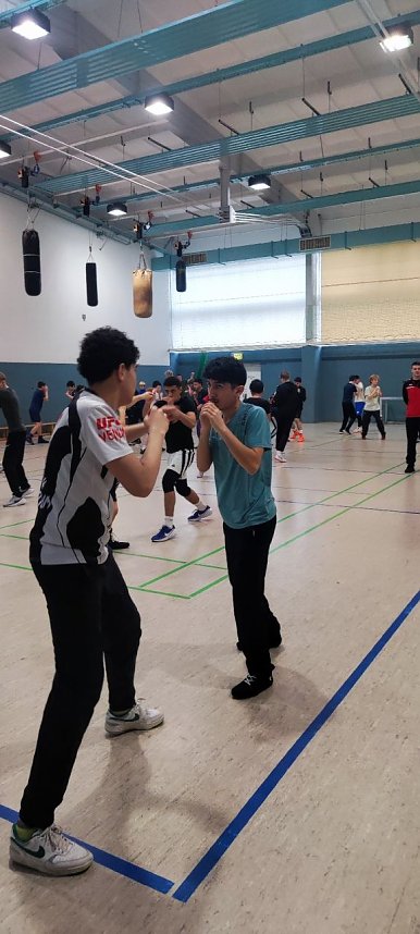 Die BSG Boxer im Trainingslager in Frankfurt