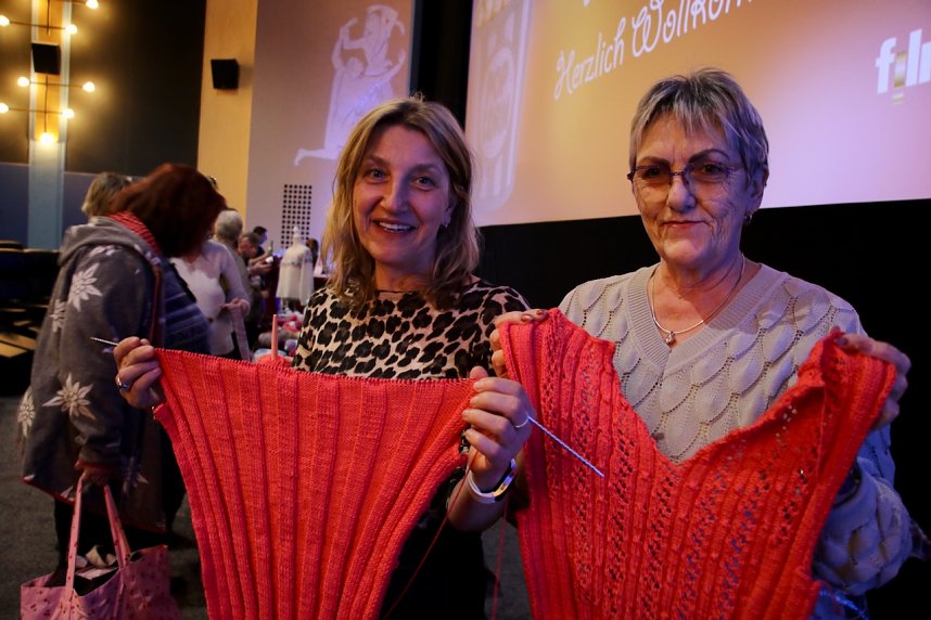 "Wollkommen" im Strickkino in Nordhausen