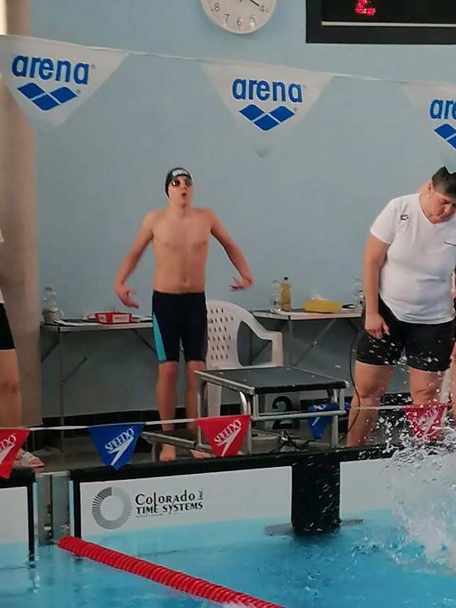 Mit geschwommen, mit geholfen - die Nordh&auml;user Delegation beim Wettkampf um den Goslaer Adler