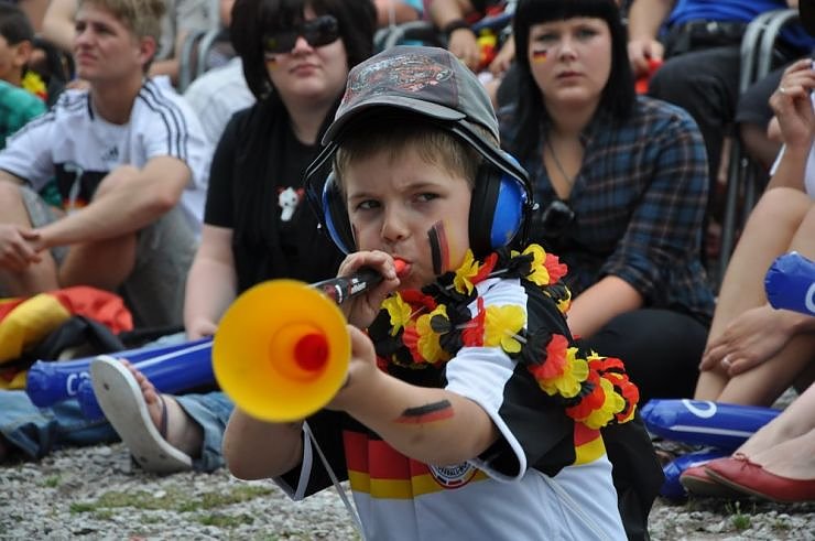 Public Viewing auf den Petersberg