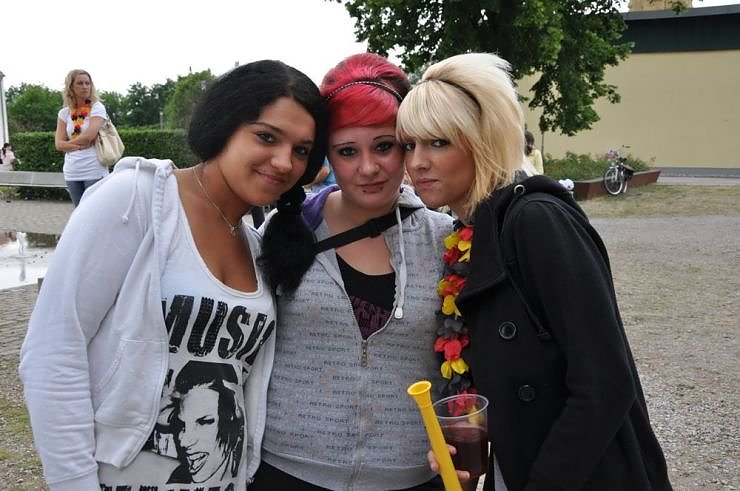 Public Viewing auf den Petersberg