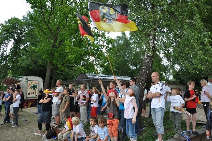 Public Viewing auf den Petersberg