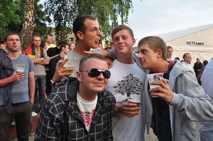 Public Viewing auf den Petersberg