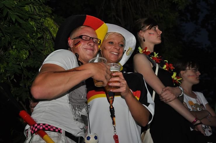 Public Viewing auf den Petersberg