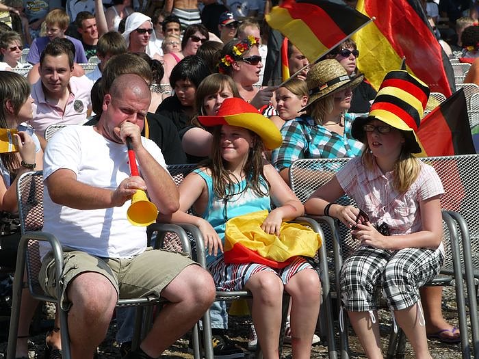 Fu&szlig;ball-Fieber auf dem Berg