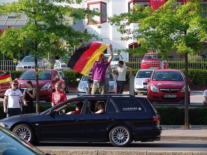 Party auf der Stra&szlig;e