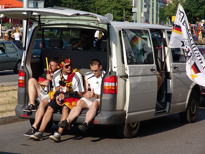 Party auf der Stra&szlig;e