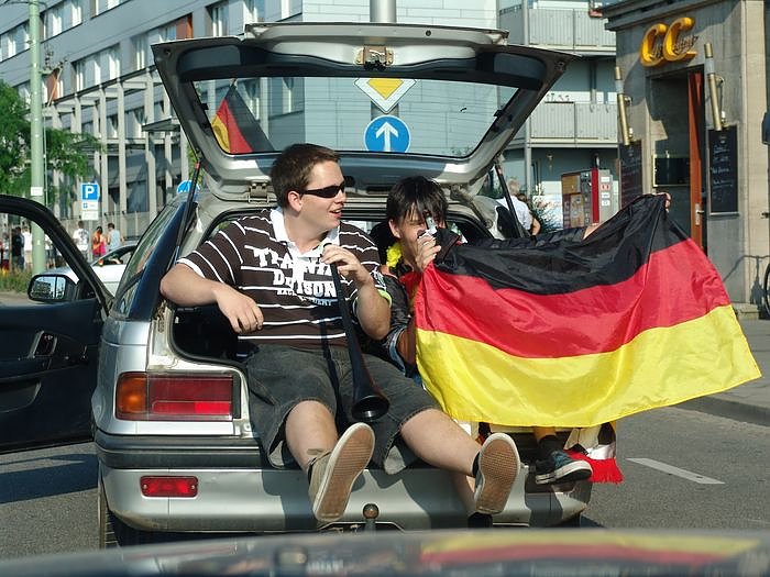 Party auf der Stra&szlig;e