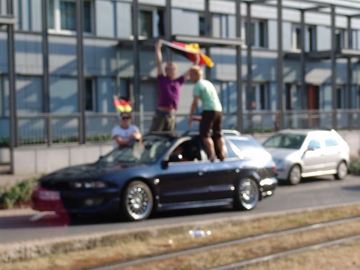 Party auf der Stra&szlig;e