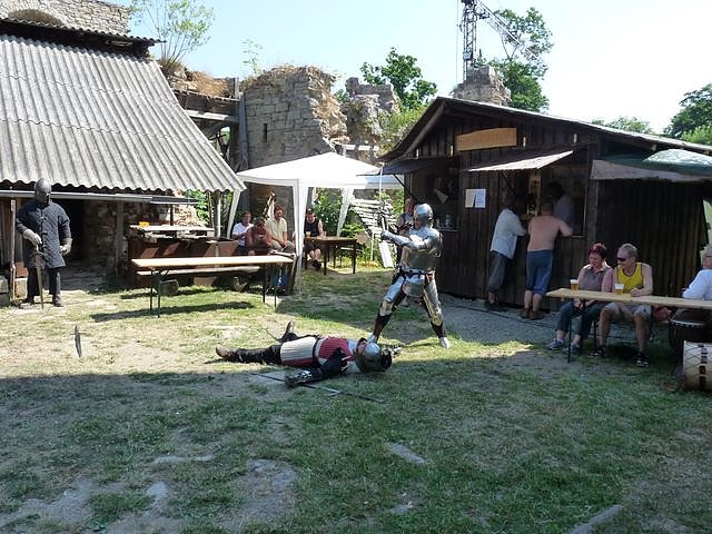 Mittelalterfest auf dem Strau&szlig;berg