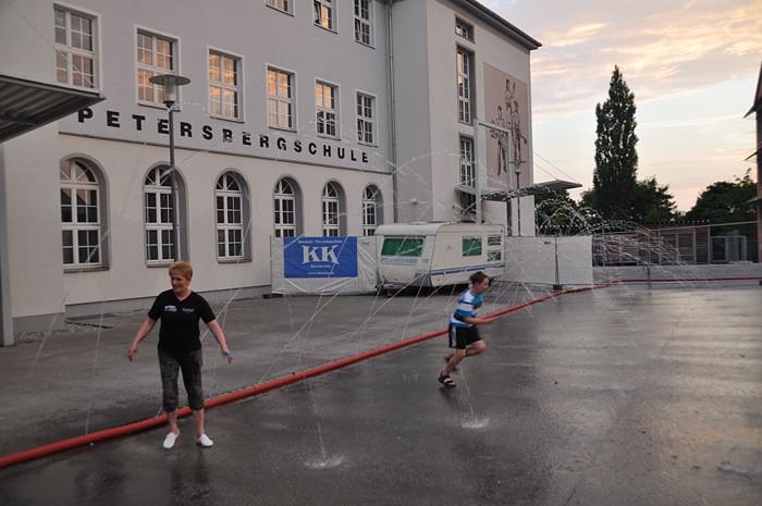 Public Viewing auf den Petersberg